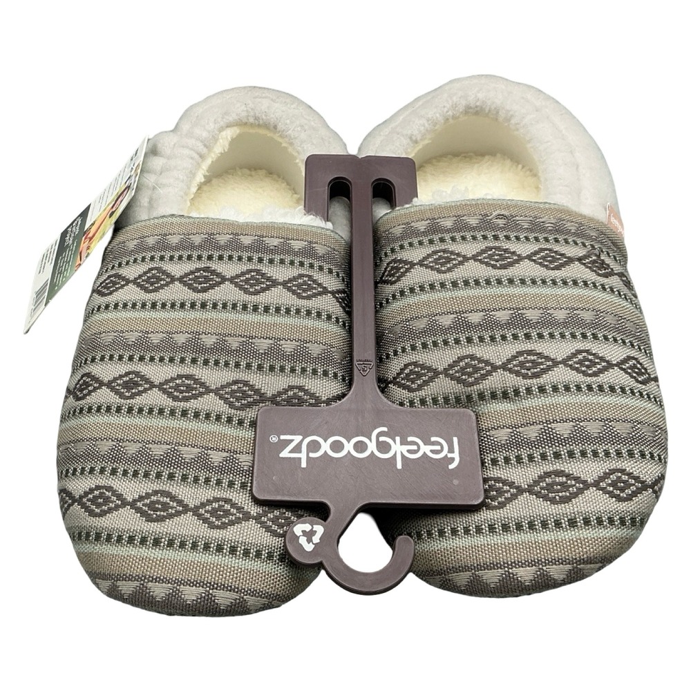 Feelgoodz Equinox Laidback Slippers Winterberry Artisan Woven Womens Medium 8-9